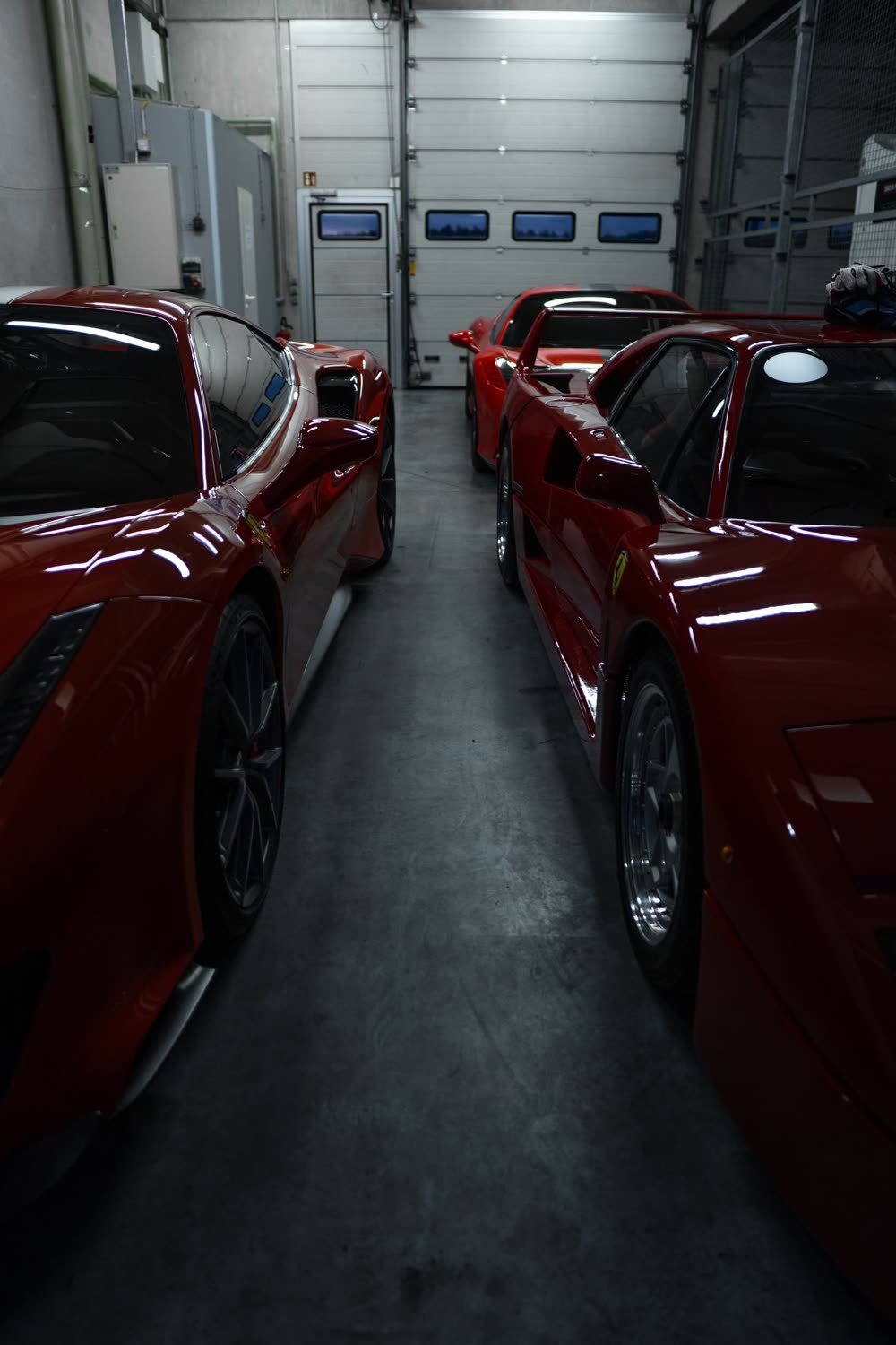 Ferrari in einer privaten Garage